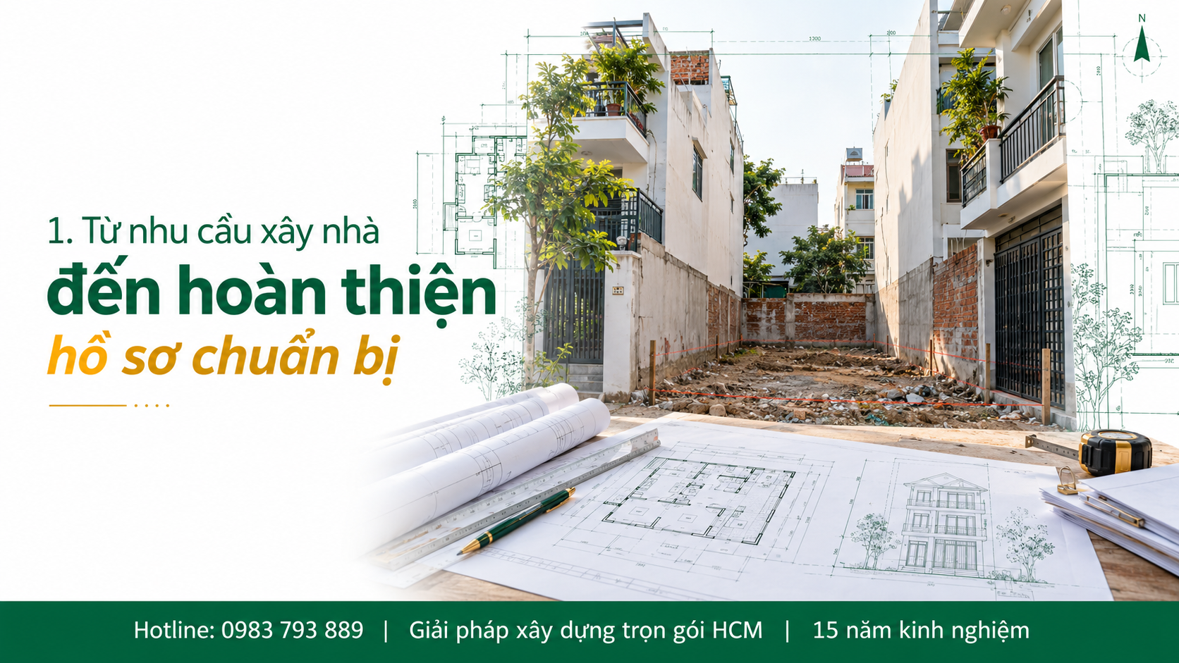 Khảo sát hiện trạng và chuẩn bị xây dựng nhà ở theo quy trình Nguyên Phát (NP Group)