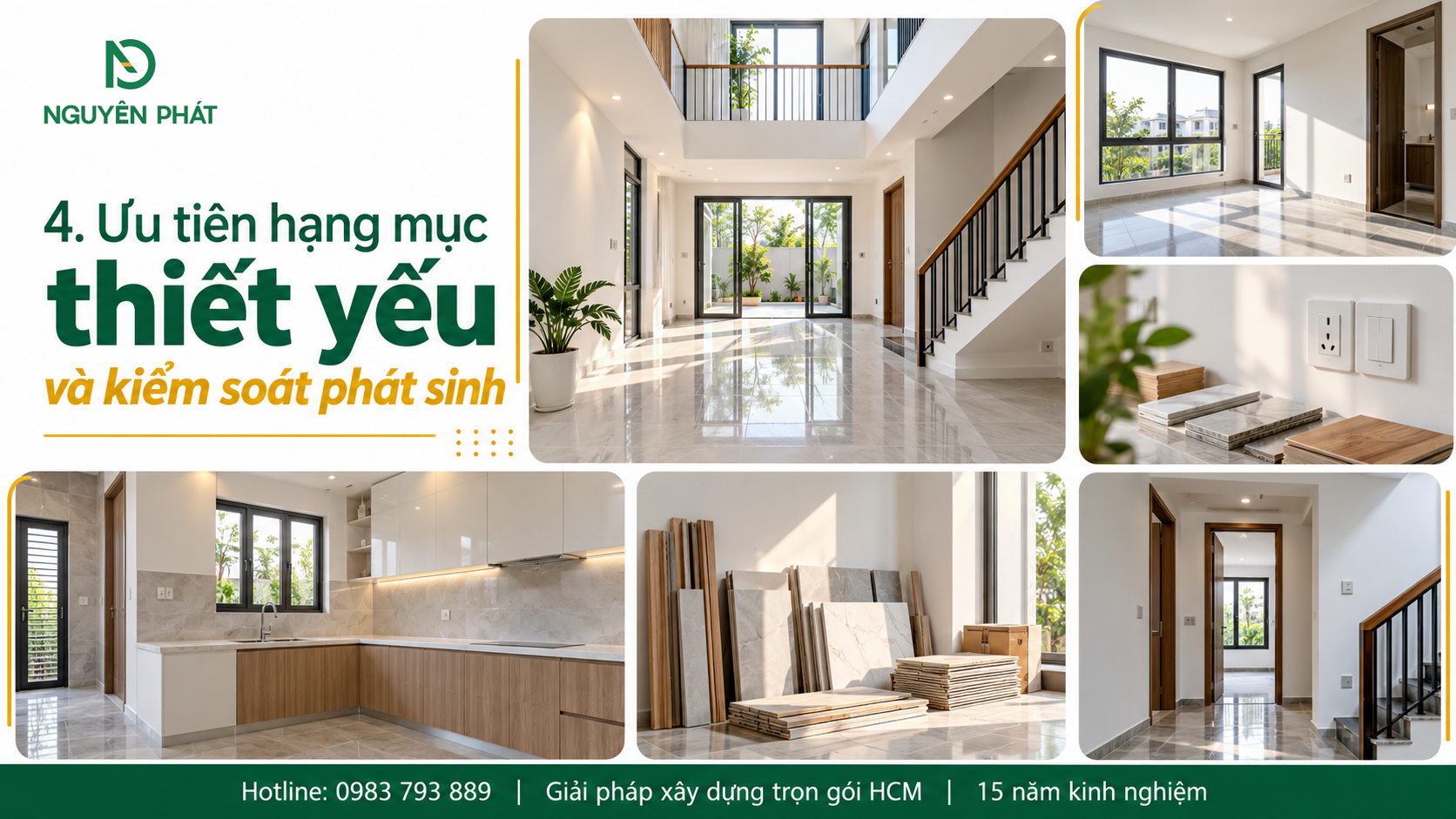 Ưu tiên hạng mục thiết yếu và kiểm soát chi phí phát sinh khi hoàn thiện nhà 2 tầng cùng Nguyên Phát (NP Group)