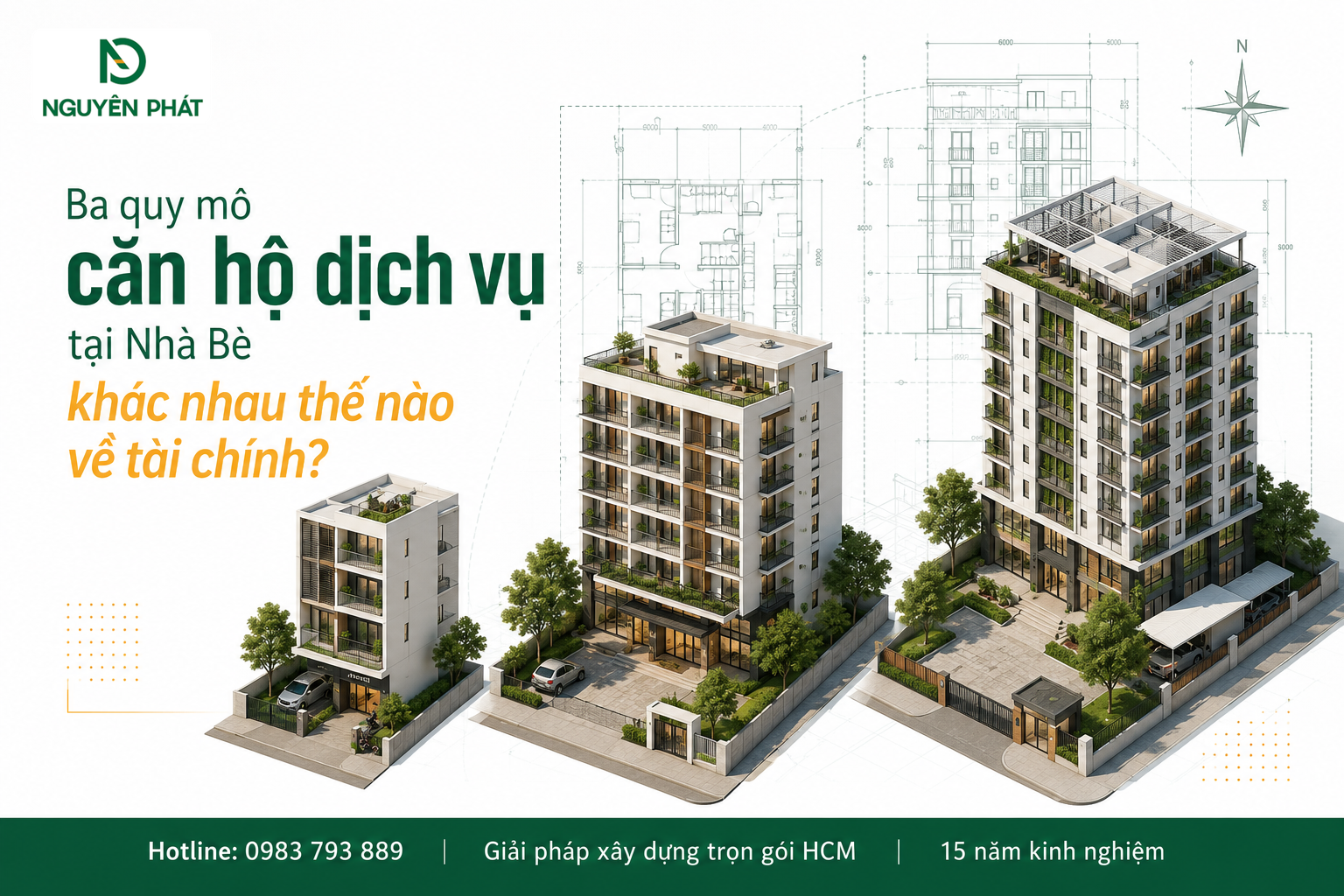 Ba quy mô căn hộ dịch vụ tại Nhà Bè khác nhau thế nào về tài chính?