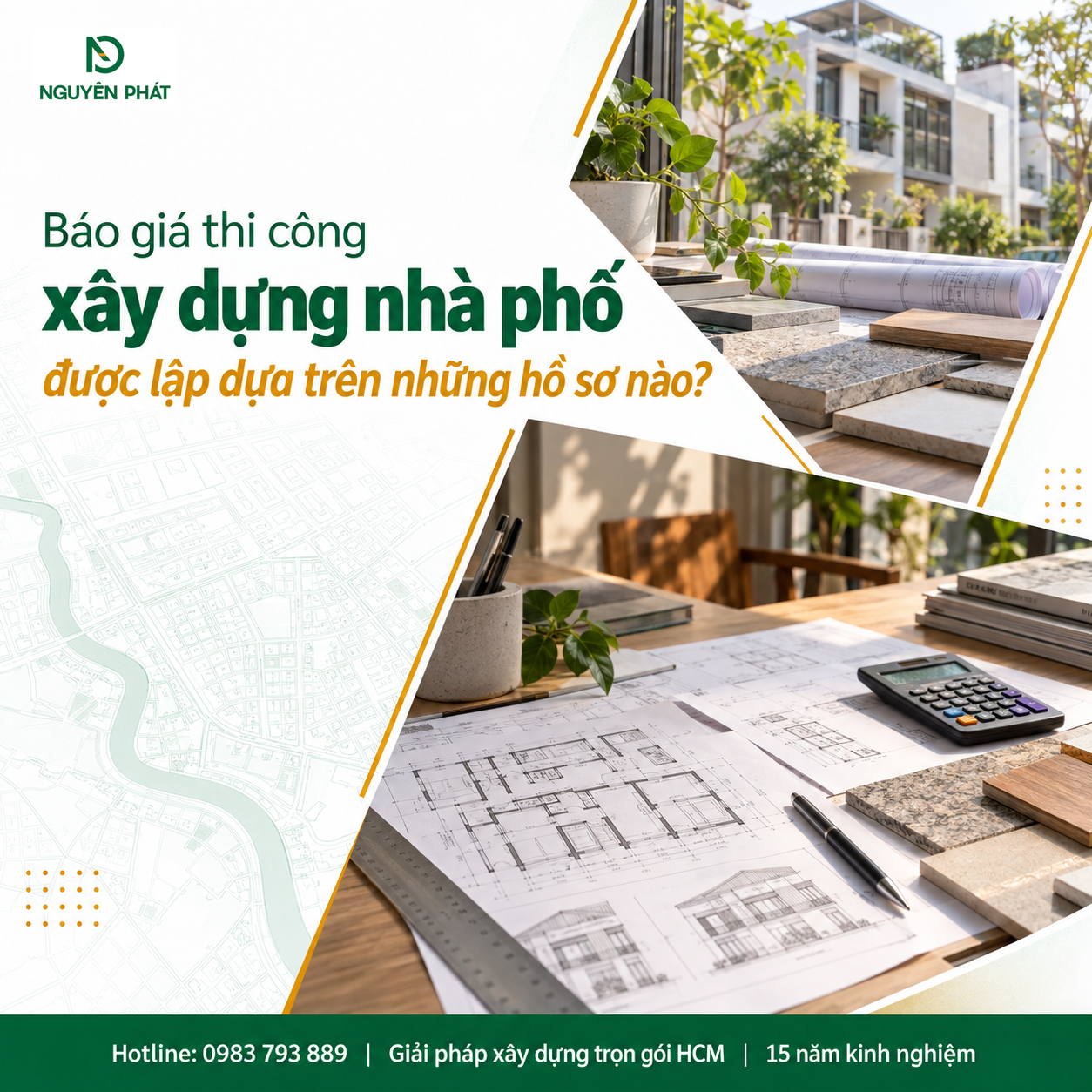Hồ sơ lập báo giá thi công nhà phố - Nguyên Phát (NP Group)