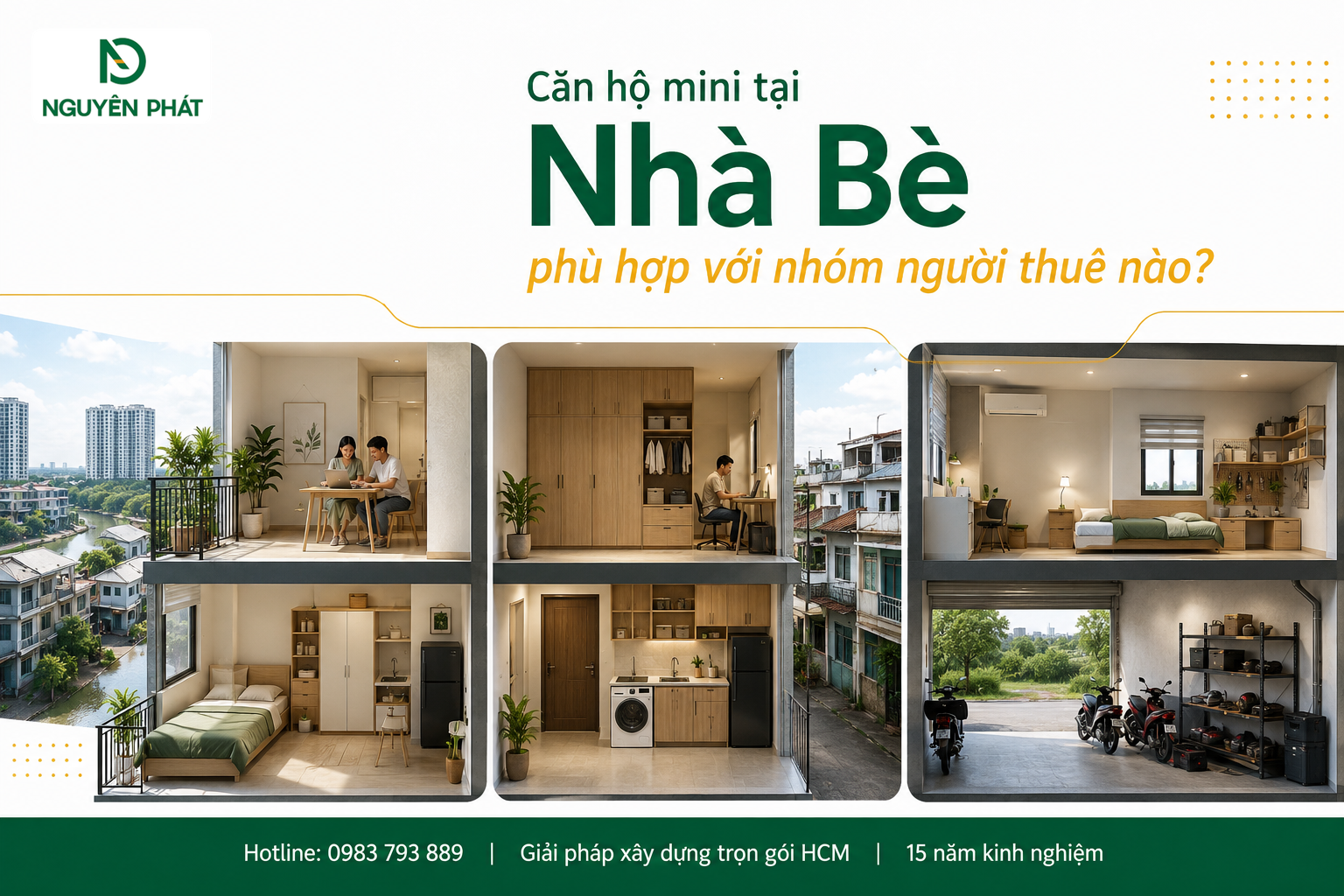Căn hộ mini tại Nhà Bè phù hợp với nhóm người thuê nào?