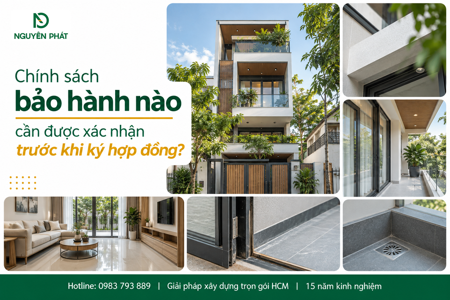 Chính sách bảo hành công trình xây dựng Nguyên Phát (NP Group)