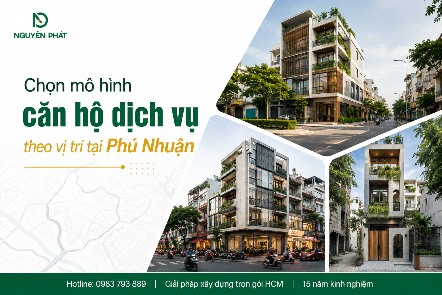 Chọn mô hình căn hộ dịch vụ theo vị trí tại Phú Nhuận