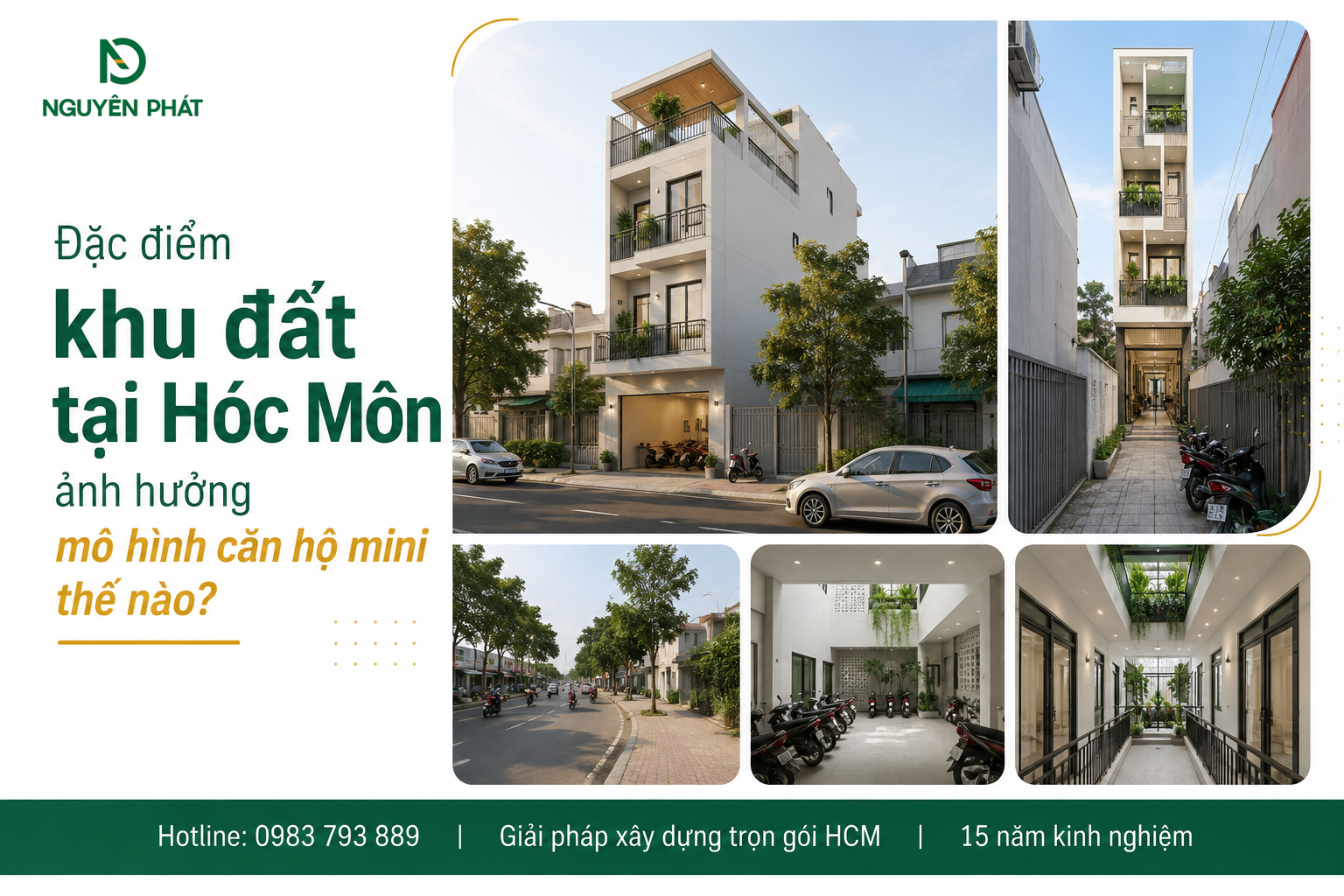 Đặc điểm khu đất tại Hóc Môn ảnh hưởng mô hình căn hộ mini thế nào?