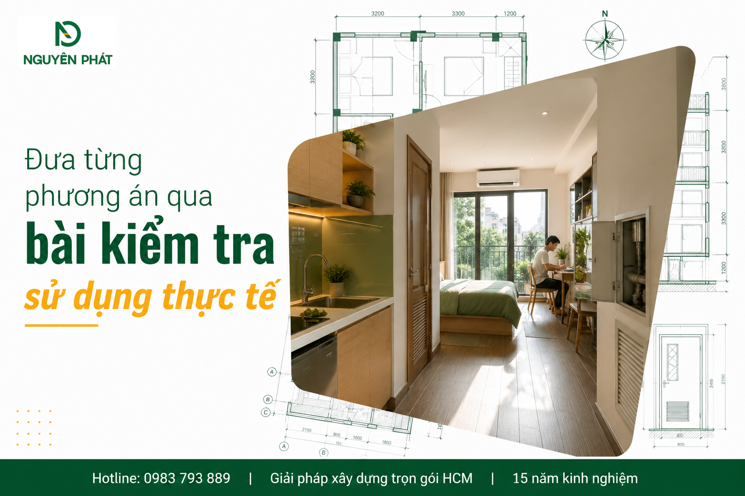 Đưa từng phương án qua bài kiểm tra sử dụng thực tế