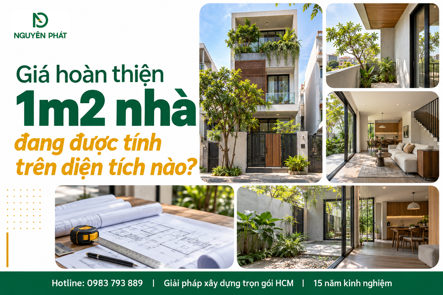 Cách tính diện tích hoàn thiện nhà ở theo tiêu chuẩn xây dựng - Nguyên Phát (NP Group)