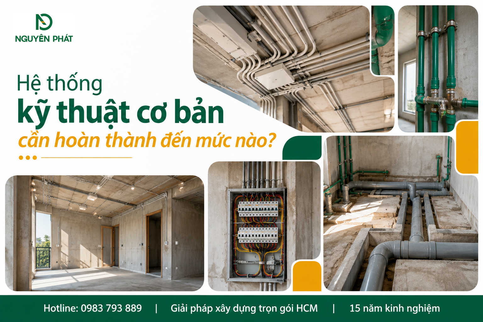 Hệ thống kỹ thuật điện nước hoàn thiện trong công trình nhà ở - Nguyên Phát (NP Group)