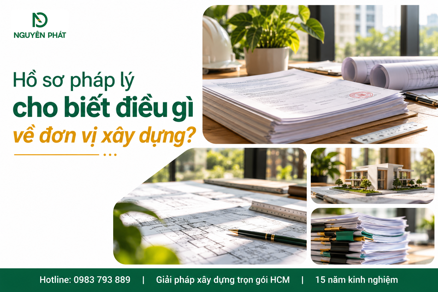 Hồ sơ pháp lý xây dựng minh bạch và chuyên nghiệp - Nguyên Phát (NP Group)