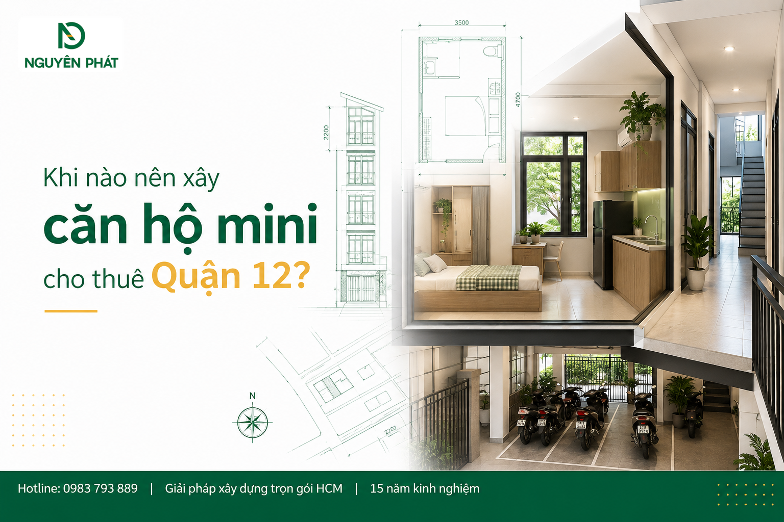 Khi nào nên xây căn hộ mini cho thuê Quận 12?