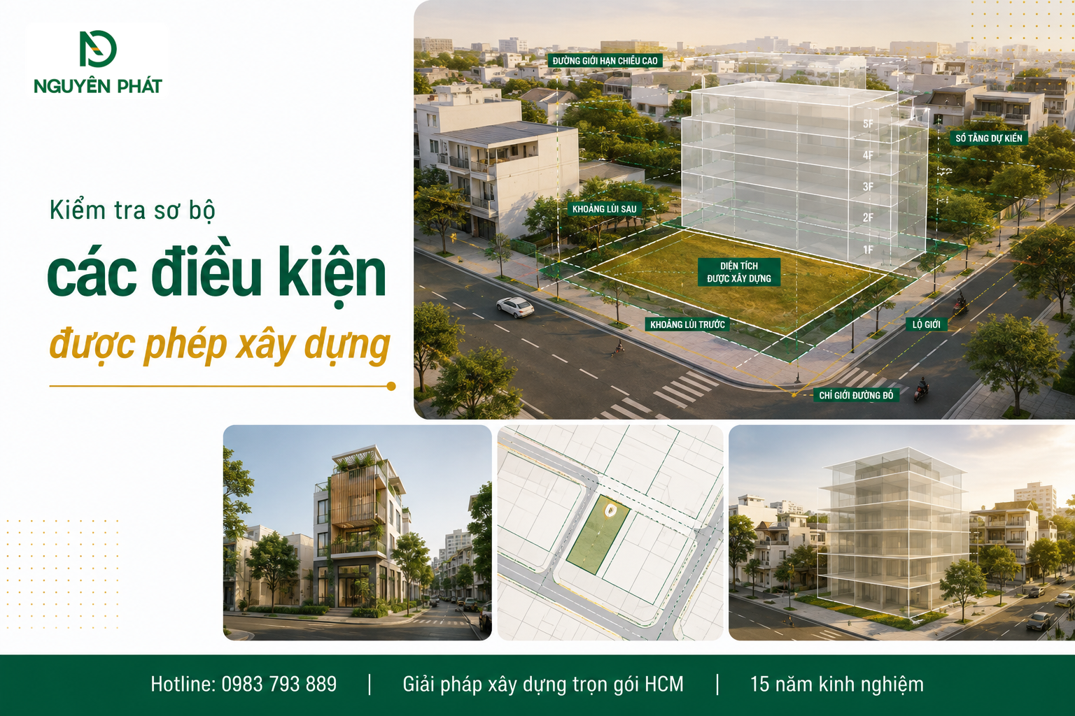 Kiểm tra sơ bộ các điều kiện được phép xây dựng