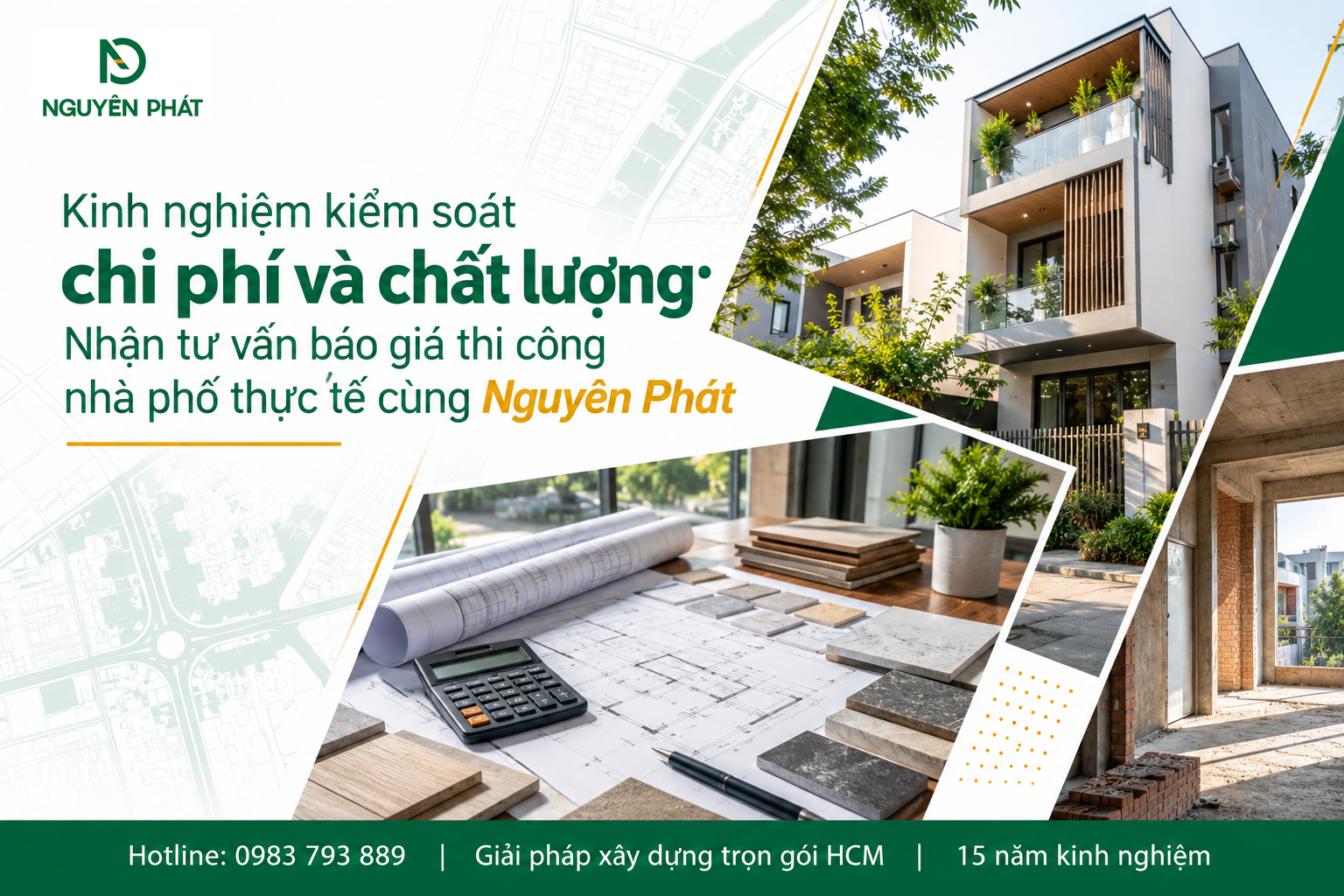 Tư vấn báo giá thi công nhà phố kiểm soát chi phí và chất lượng – Nguyên Phát (NP Group)