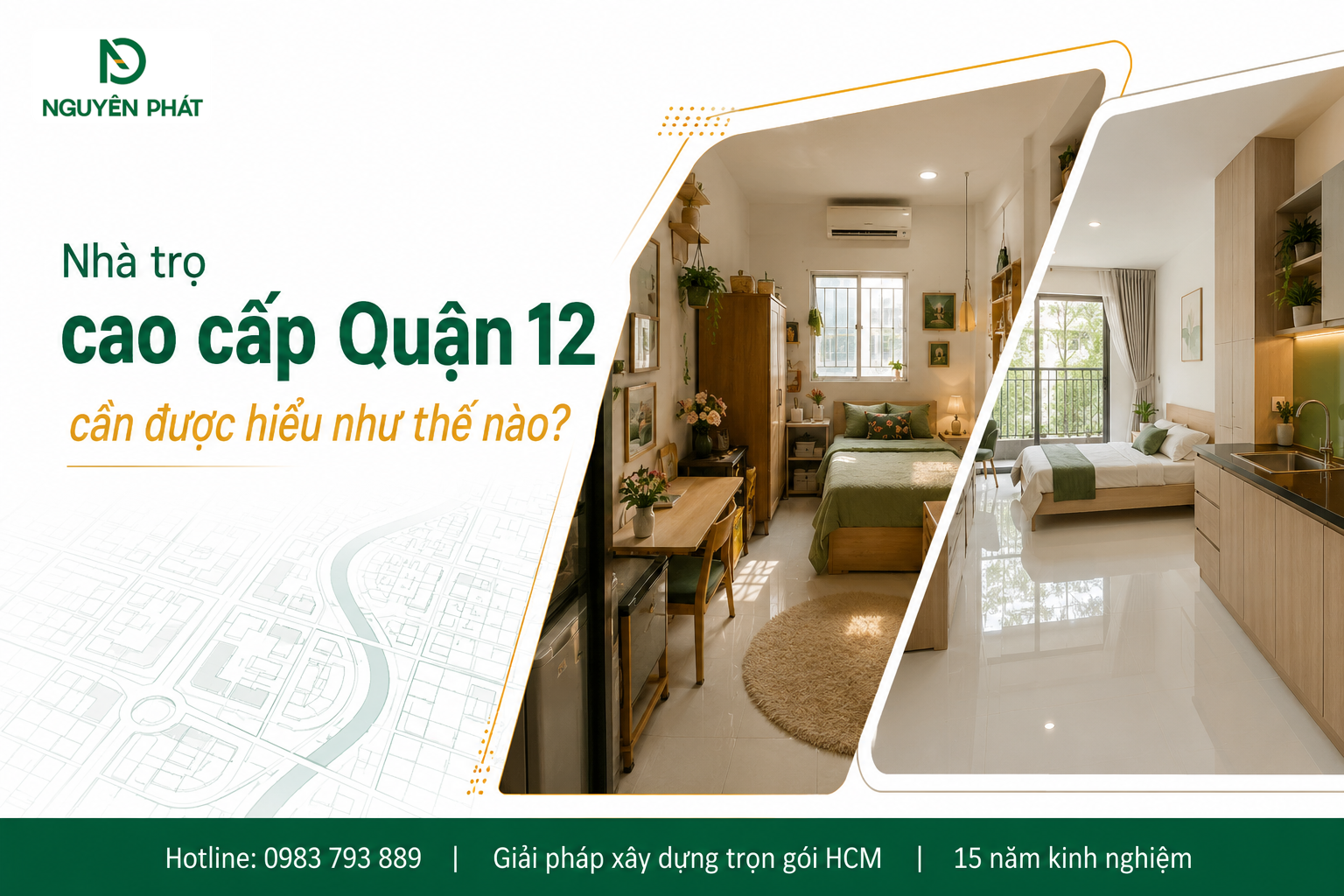 Nhà trọ cao cấp Quận 12 cần được hiểu như thế nào?