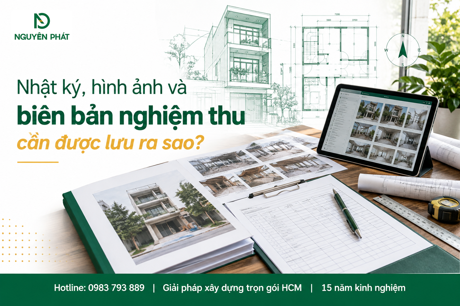 Lưu trữ nhật ký hình ảnh và biên bản nghiệm thu xây dựng - Nguyên Phát (NP Group)