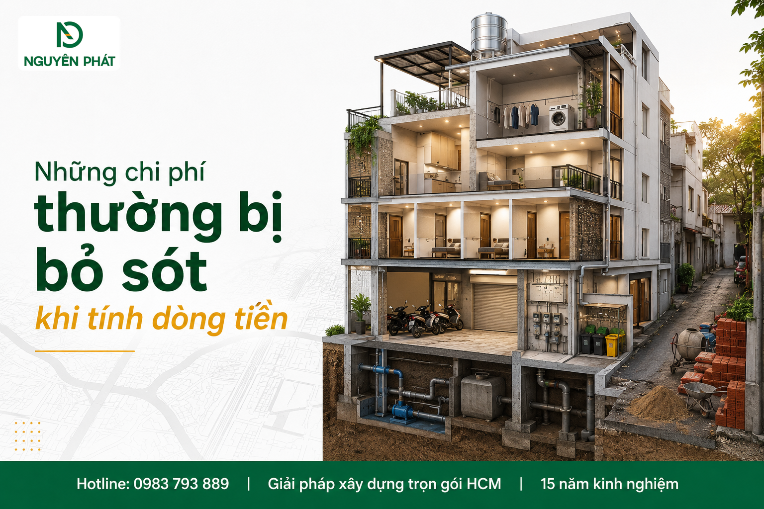 Những chi phí thường bị bỏ sót khi tính dòng tiền