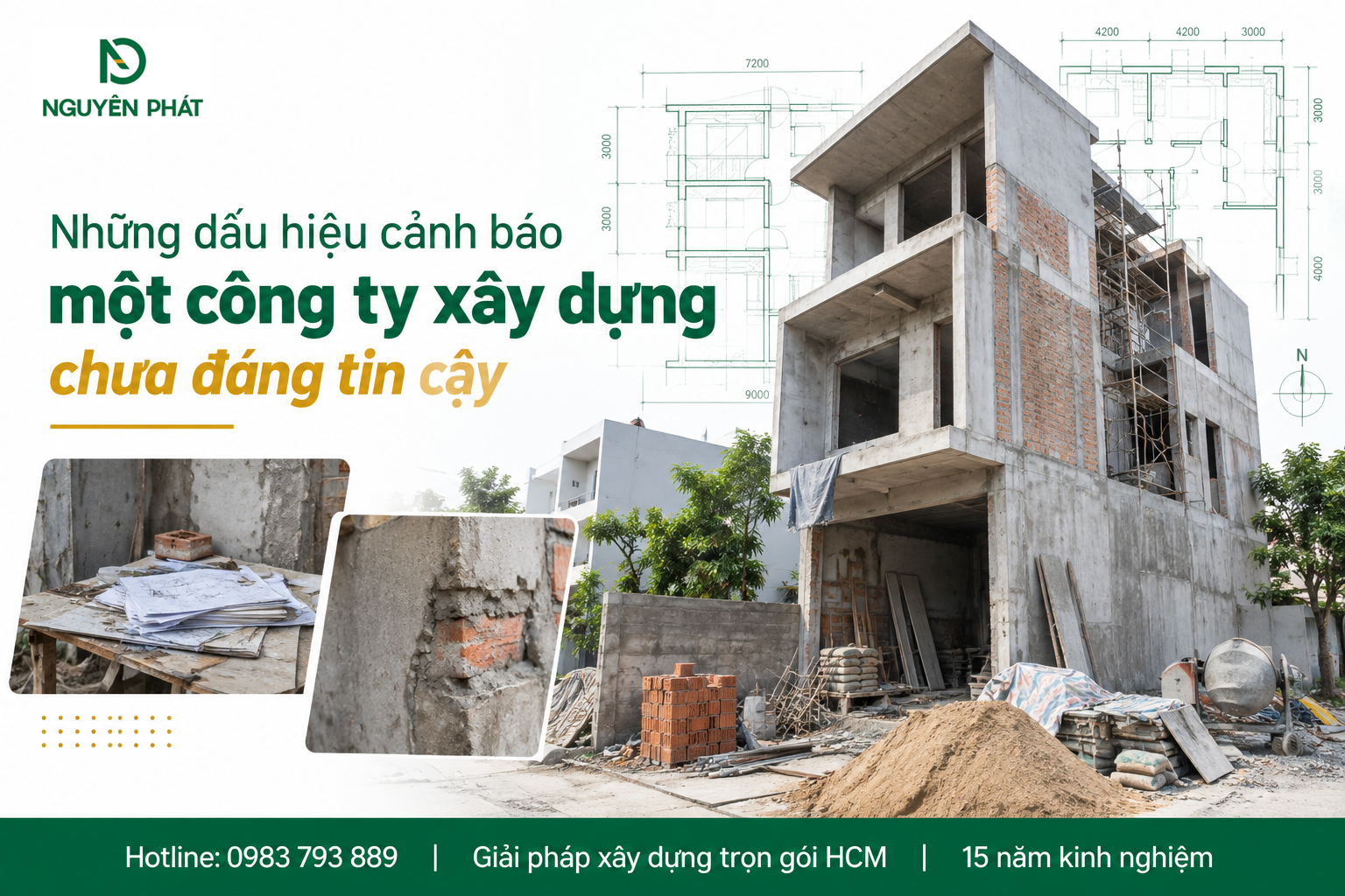 Dấu hiệu cảnh báo công ty xây dựng thiếu uy tín Nguyên Phát (NP Group)
