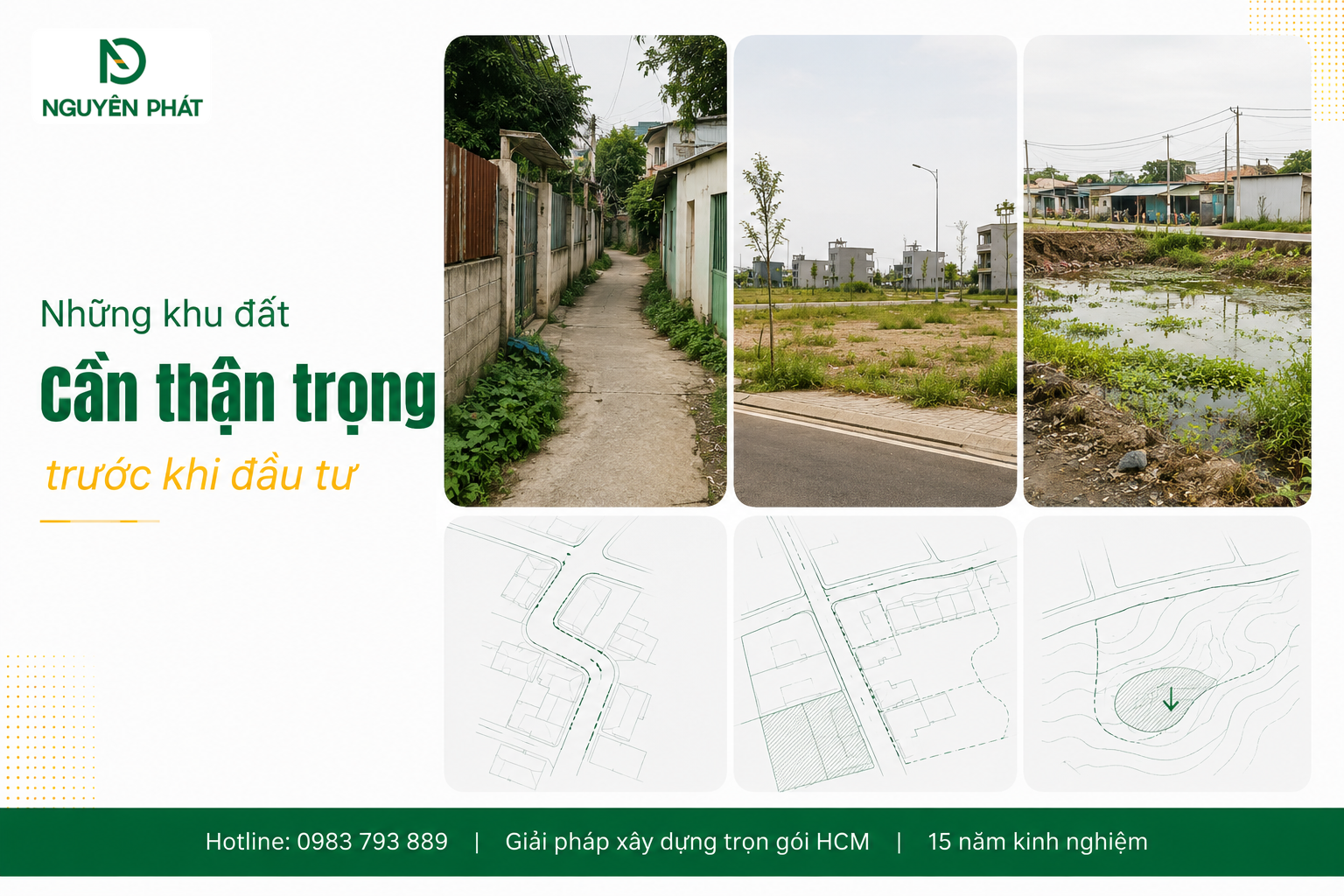 Những khu đất cần thận trọng trước khi đầu tư
