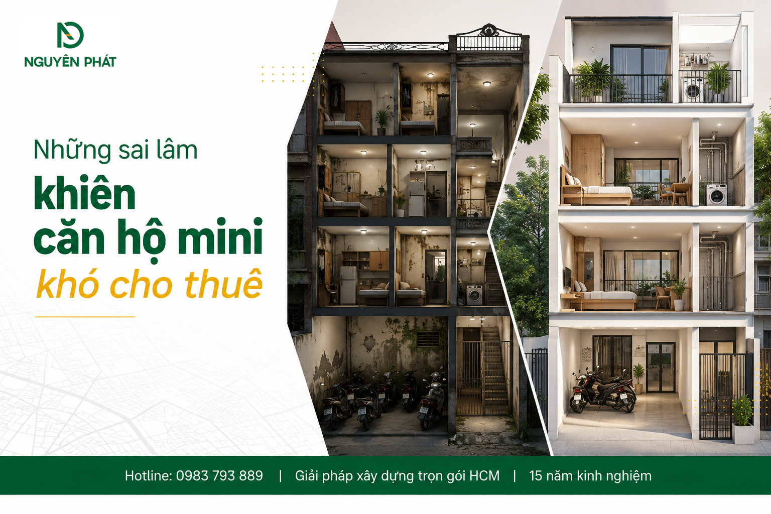 Những sai lầm khiến căn hộ mini khó cho thuê