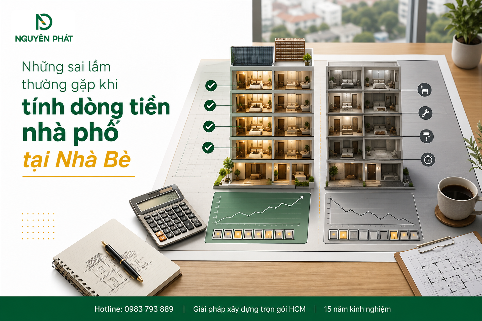 Những sai lầm thường gặp khi tính dòng tiền nhà phố tại Nhà Bè