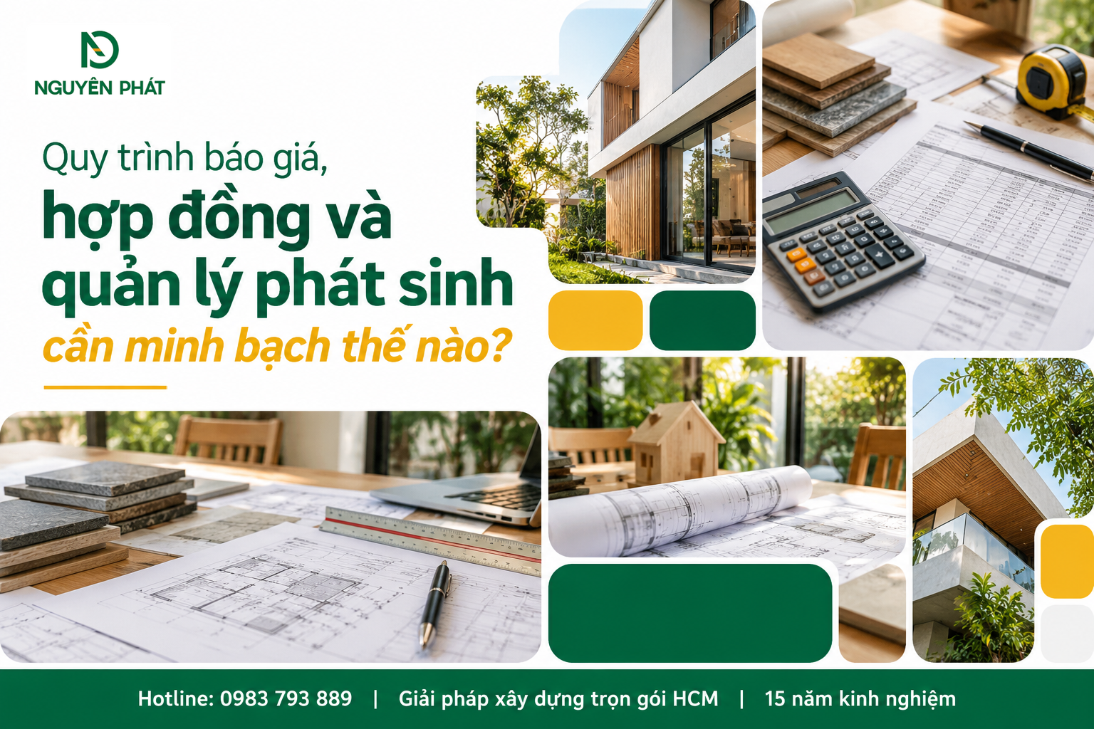 Quy trình báo giá xây dựng minh bạch và chuyên nghiệp - Nguyên Phát (NP Group)