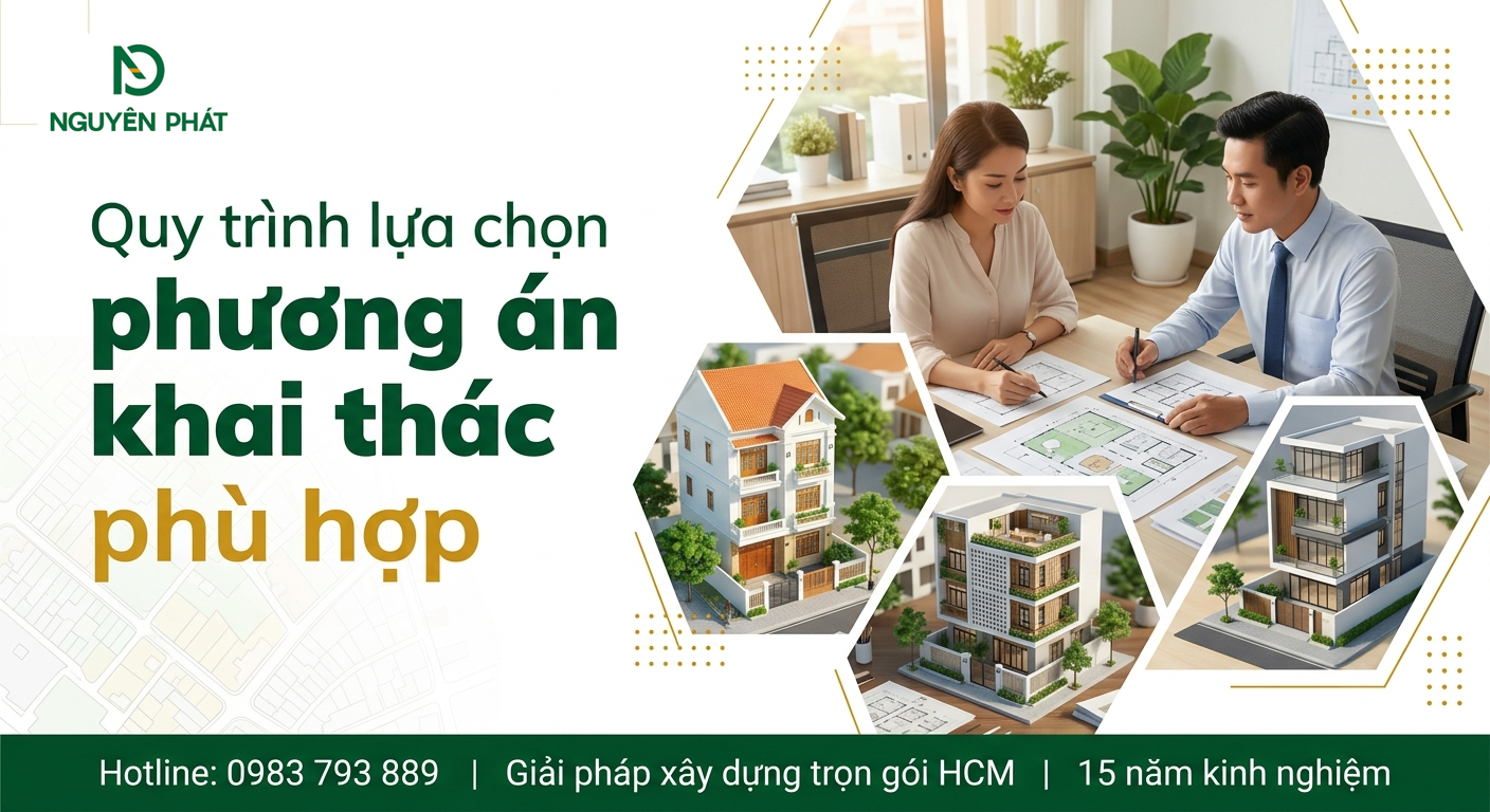 Quy trình lựa chọn phương án khai thác phù hợp