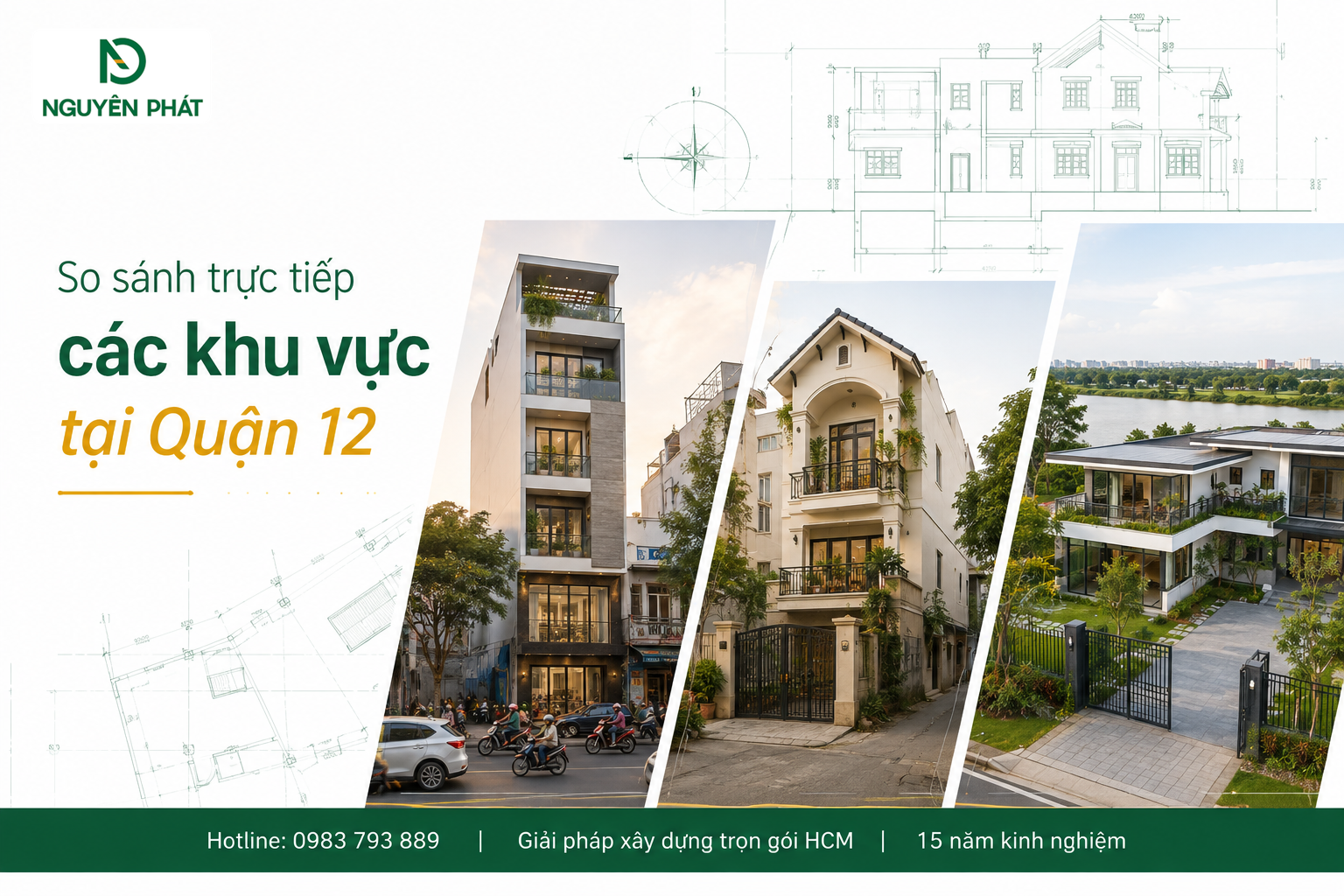 So sánh trực tiếp các khu vực tại Quận 12
