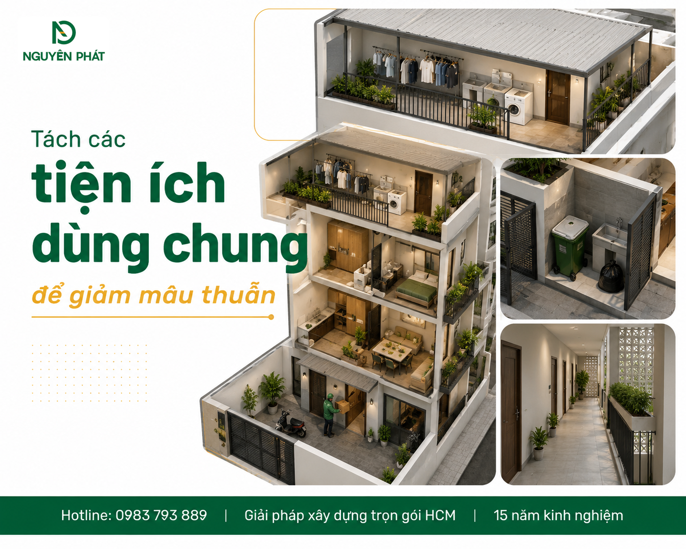 Tách các tiện ích dùng chung để giảm mâu thuẫn