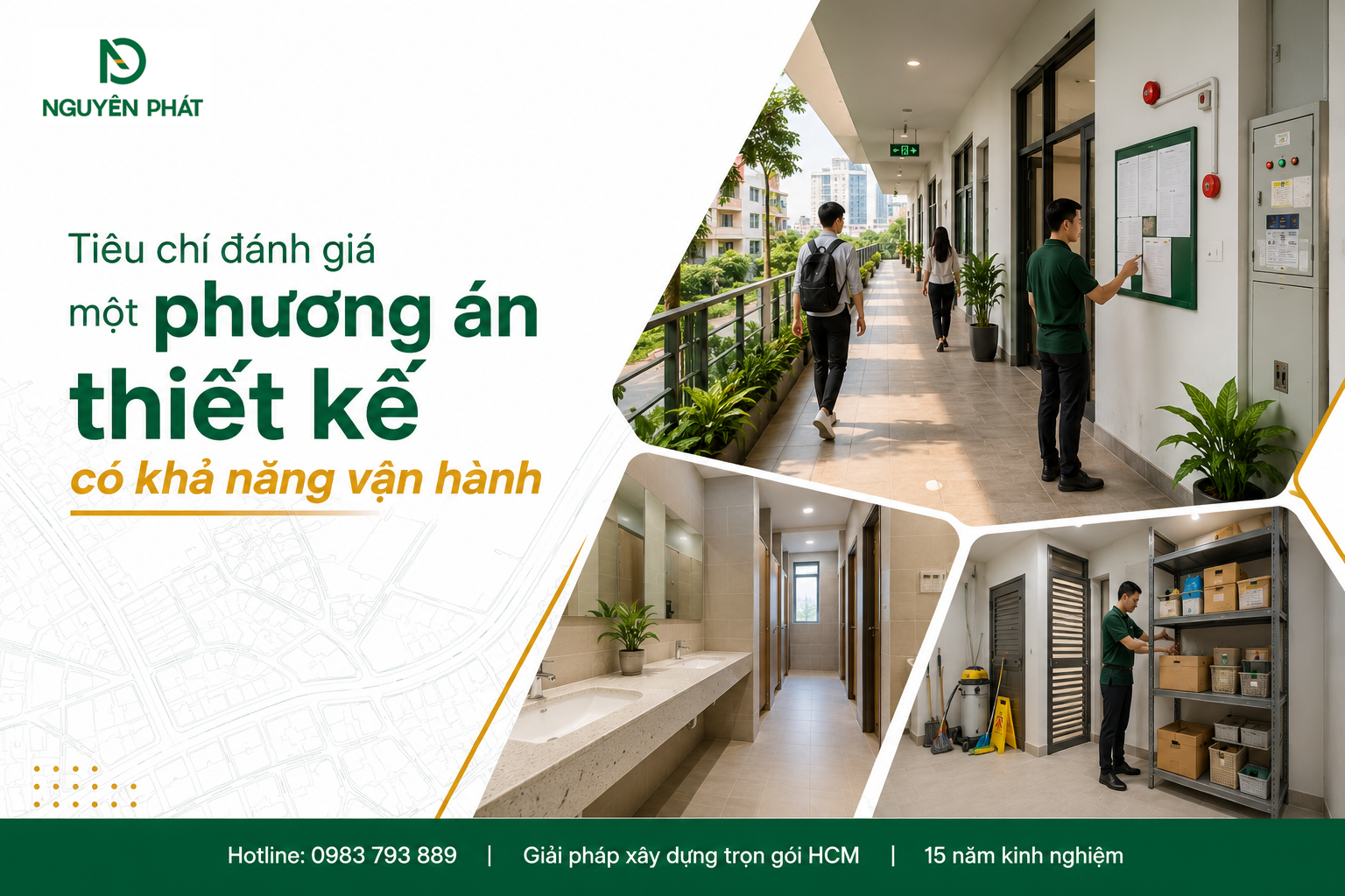 Tiêu chí đánh giá một phương án thiết kế có khả năng vận hành