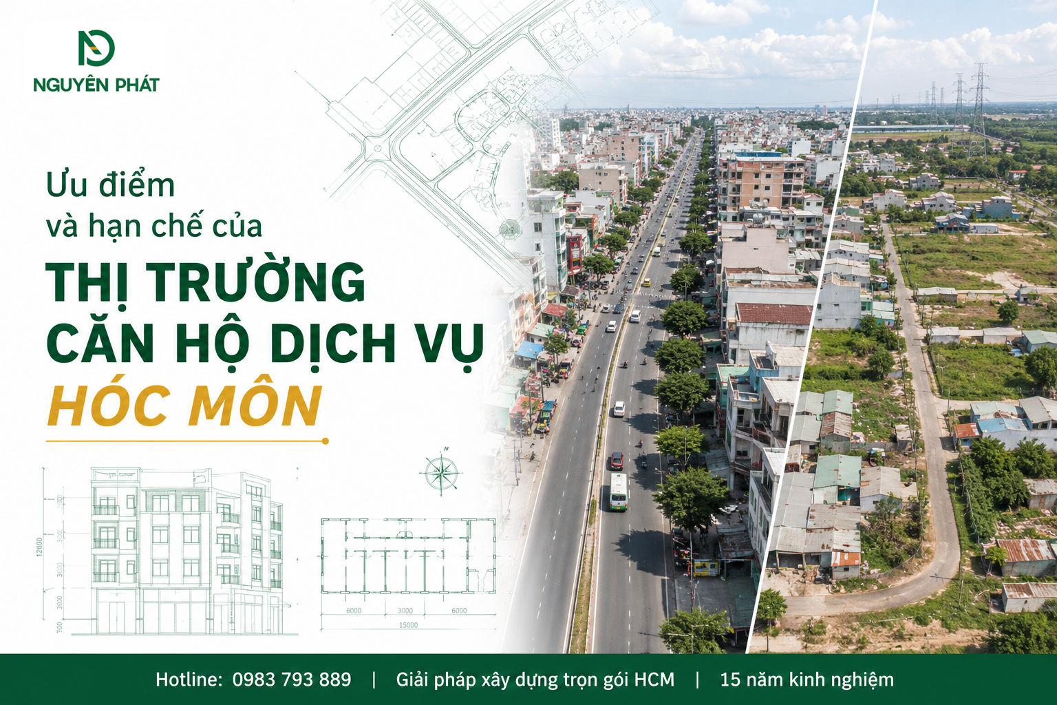 Ưu điểm và hạn chế của thị trường căn hộ dịch vụ Hóc Môn