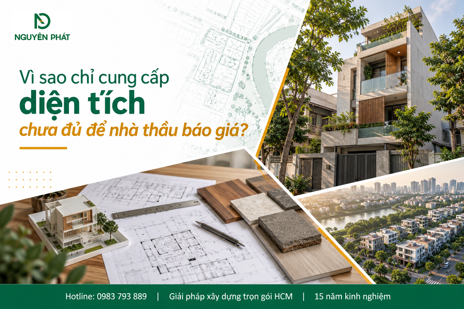 Các yếu tố cần chuẩn bị để báo giá xây dựng nhà ở chính xác - Nguyên Phát (NP Group)