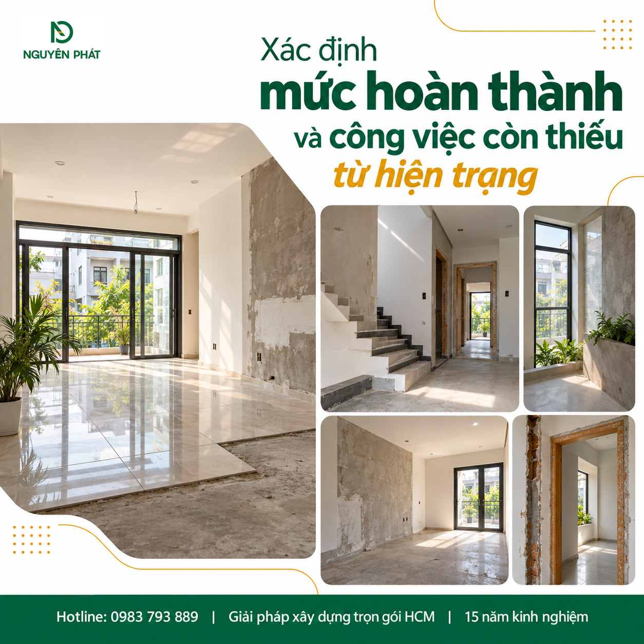 Đánh giá hiện trạng và hạng mục còn thiếu khi hoàn thiện nhà xây thô cùng Nguyên Phát (NP Group)