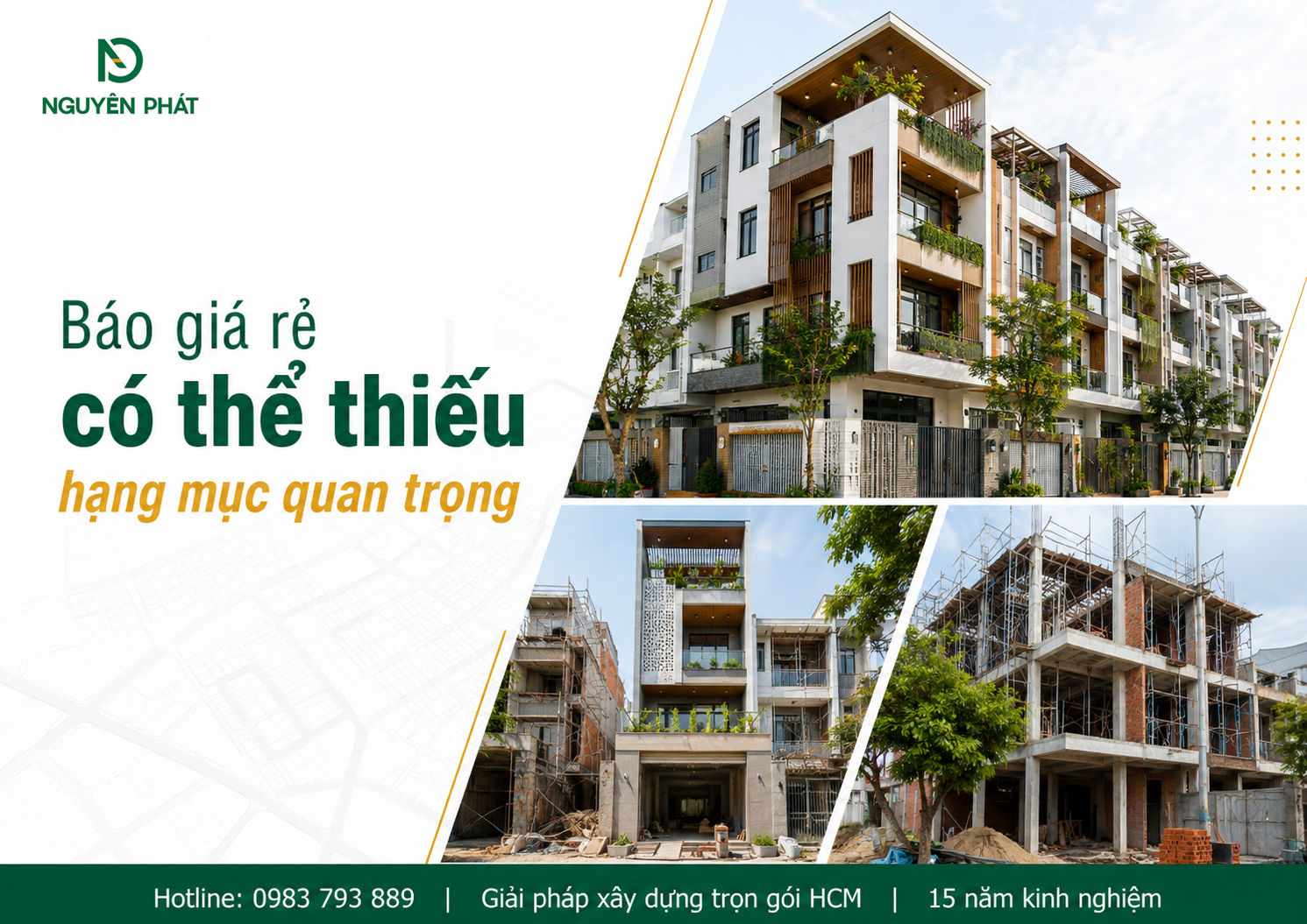 Báo giá rẻ có thể thiếu hạng mục quan trọng