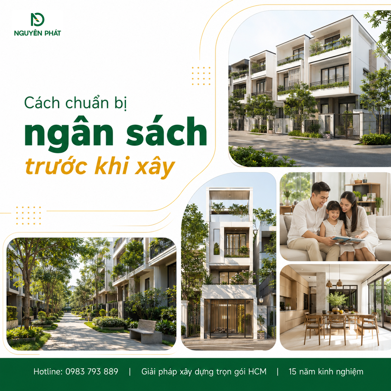 Cách chuẩn bị ngân sách trước khi xây