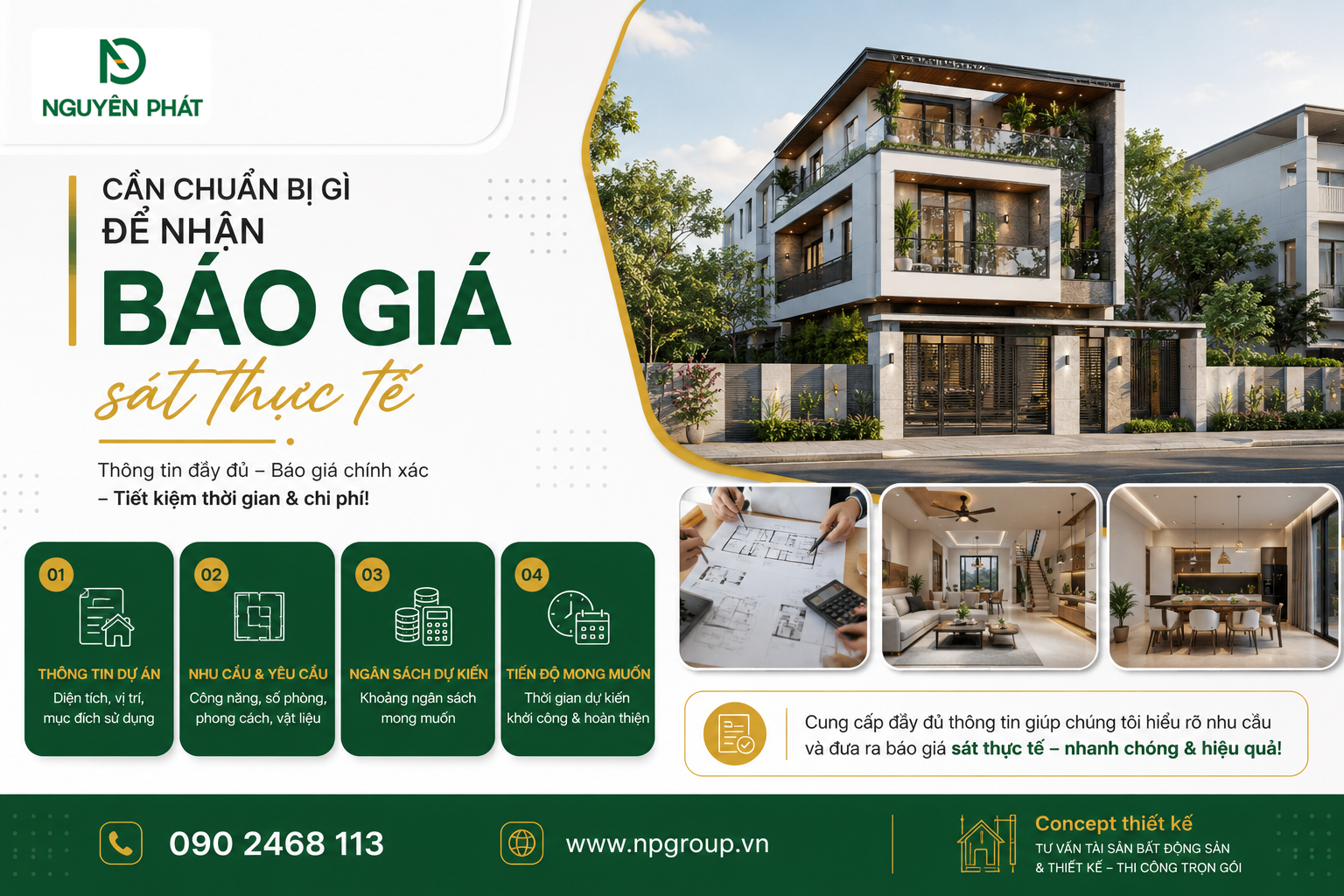 Cần chuẩn bị gì để nhận báo giá sát thực tế