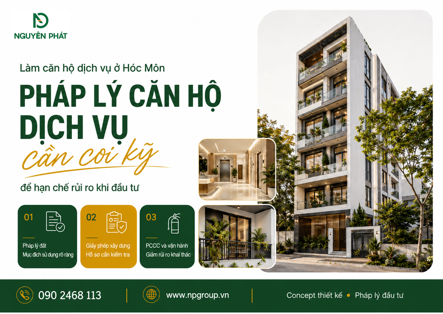 Làm căn hộ dịch vụ ở Hóc Môn cần coi kỹ pháp lý