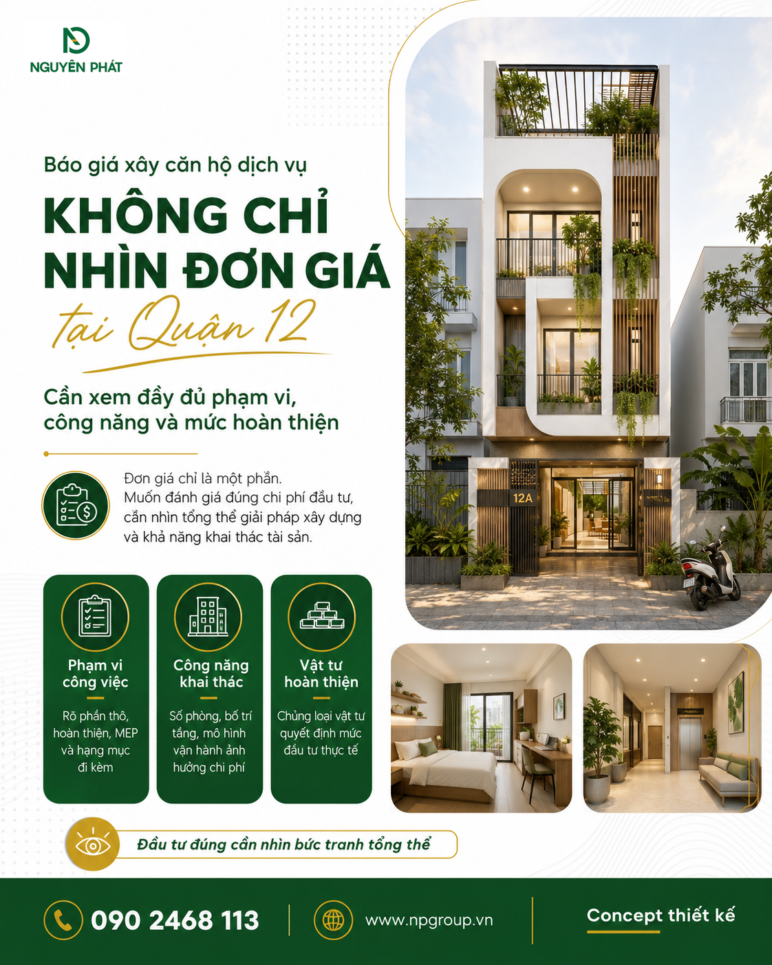 Giá xây nhà cho thuê Quận 12 cần gắn với pháp lý và hoàn công