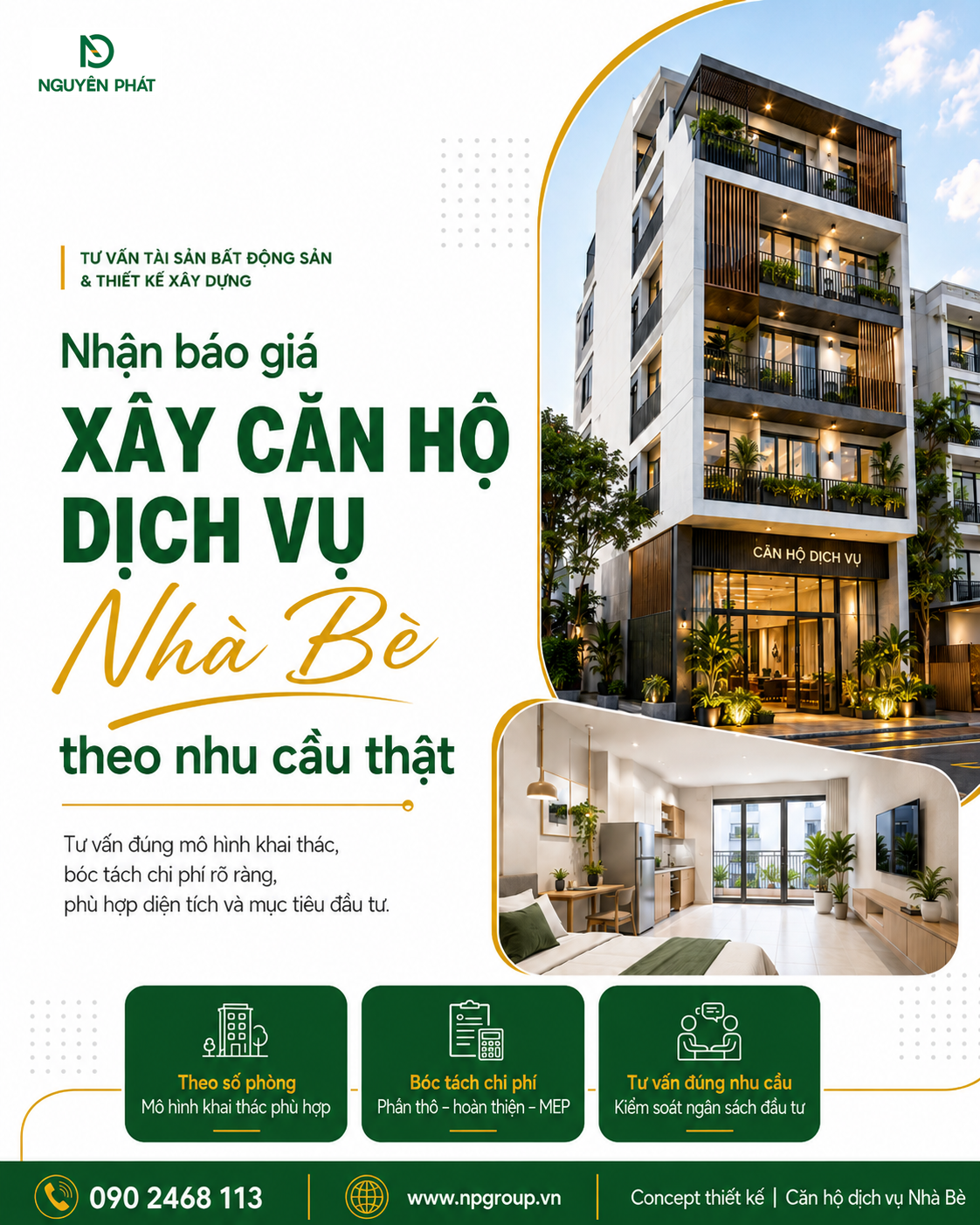 Nhà Bè có gì làm chi phí dễ đội lên