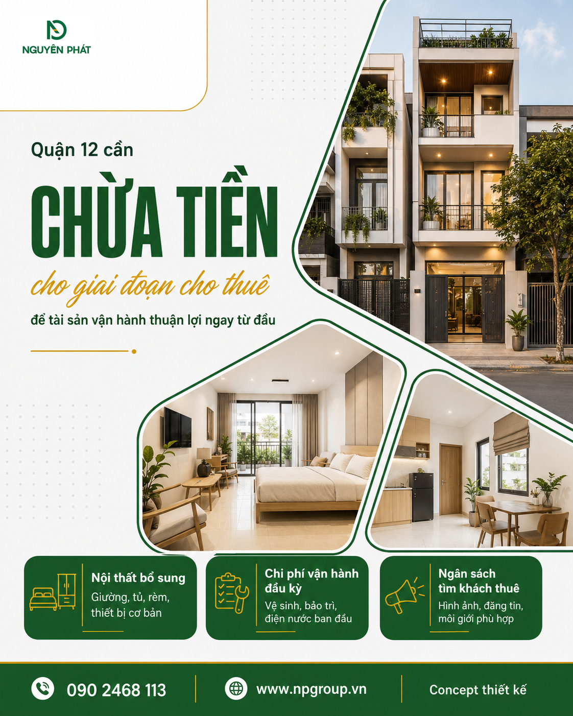 Quận 12 cần chừa tiền cho giai đoạn cho thuê