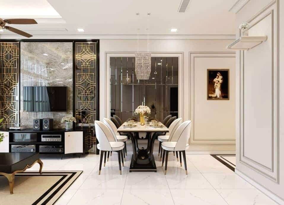 Thiết kế căn hộ theo phong cách thiết kế tân cổ điển