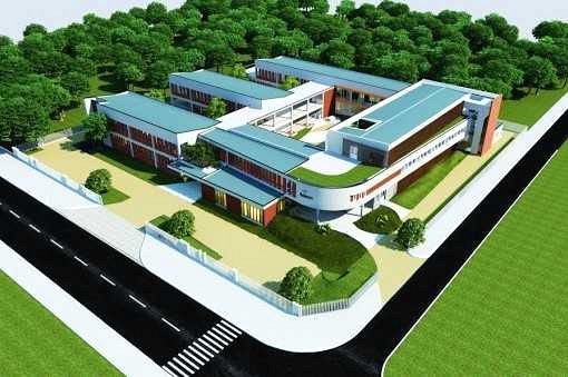 Thiết kế nội thất trường học mầm non thì bạn có thể lựa chọn các thiết kế hoa lá, cỏ cây